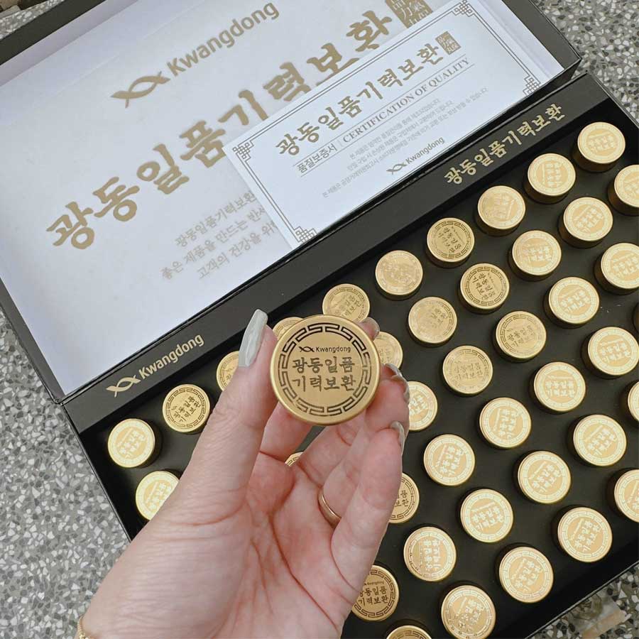 Bổ Não Trầm Hương Hoàn 60 Viên Kwangdong Hàn Quốc - Ảnh 2