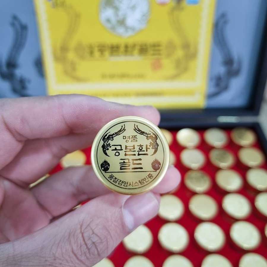 Viên Đông Trùng Hạ Thảo Hàn Quốc hộp gỗ đen 60 viên - Ảnh 5