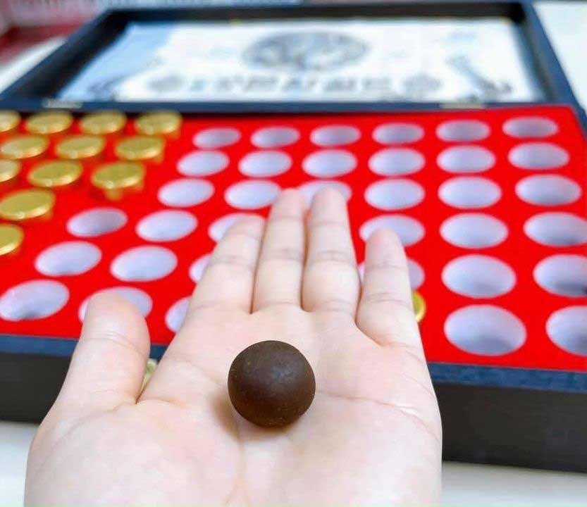 Viên Đông Trùng Hạ Thảo Hàn Quốc hộp gỗ đen 60 viên - Ảnh 6