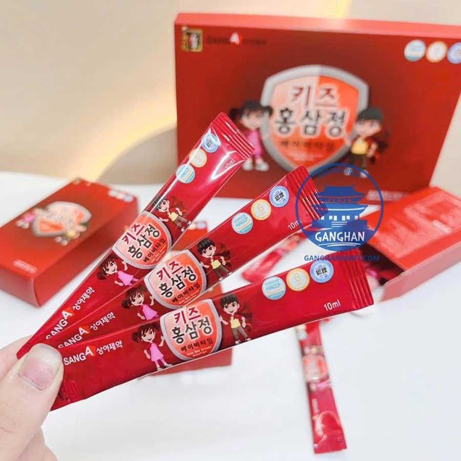 Nước Hồng Sâm Baby Sanga Hàn Quốc Hộp 30 gói - Ảnh 3