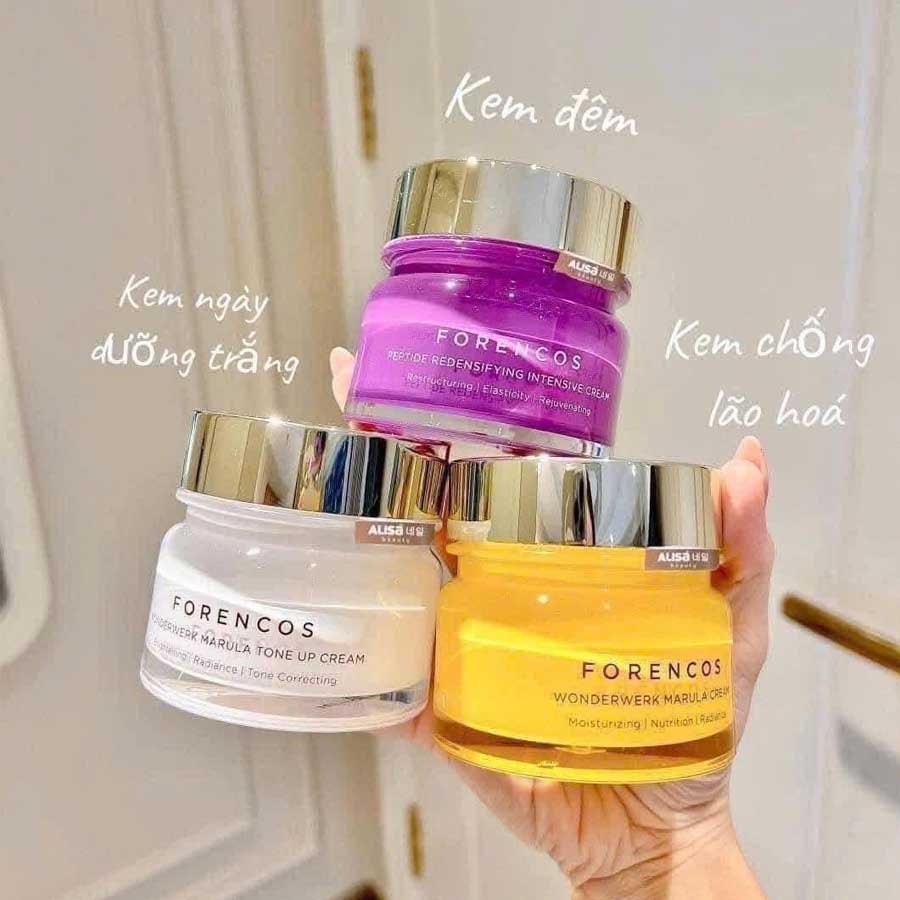 Kem Dưỡng Trắng Da Forencos Wonderwerk Marula Tone Up Cream - Ảnh 5