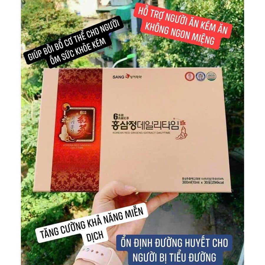Tinh Chất Nước Hồng Sâm SangA Dành Cho Người Lớn Hàn Quốc 30 gói - Ảnh 4