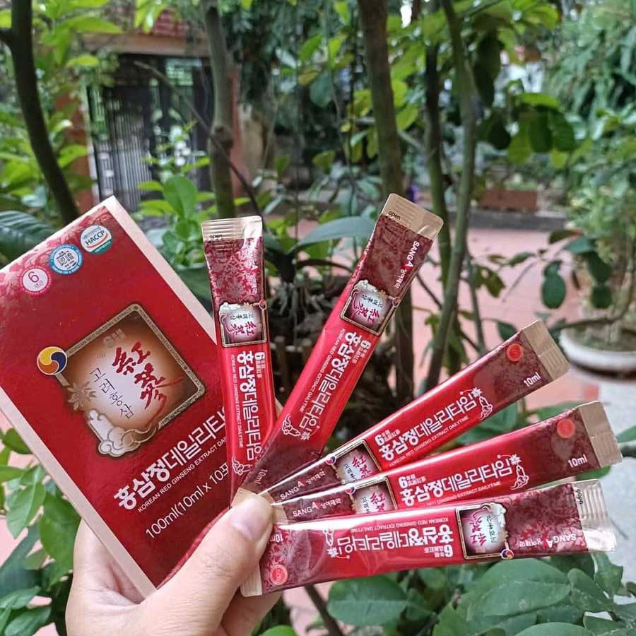 Tinh Chất Nước Hồng Sâm SangA Dành Cho Người Lớn Hàn Quốc 30 gói - Ảnh 3