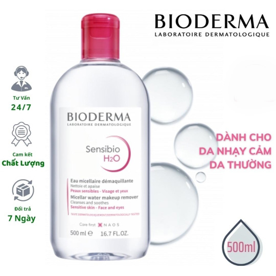Nước Tẩy Trang Bioderma Dành Cho Da Nhạy Cảm 500ml - Ảnh 2