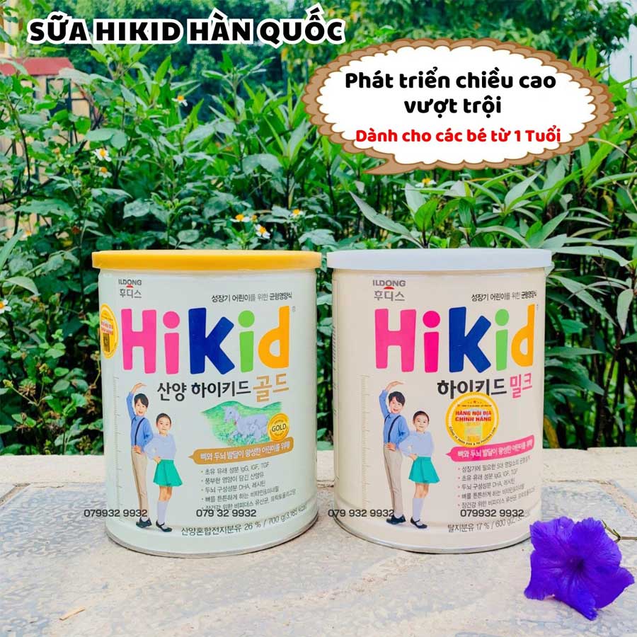 Sữa HIKID Hàn Quốc Tăng Cân Và Chiều Cao Cho Bé Từ 1 Đến 9 Tuổi