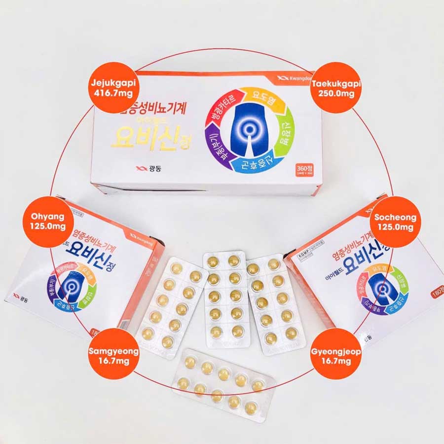 Viên Uống Bổ Thận Kwangdong Hàn Quốc Hộp 360 Viên - Ảnh 3