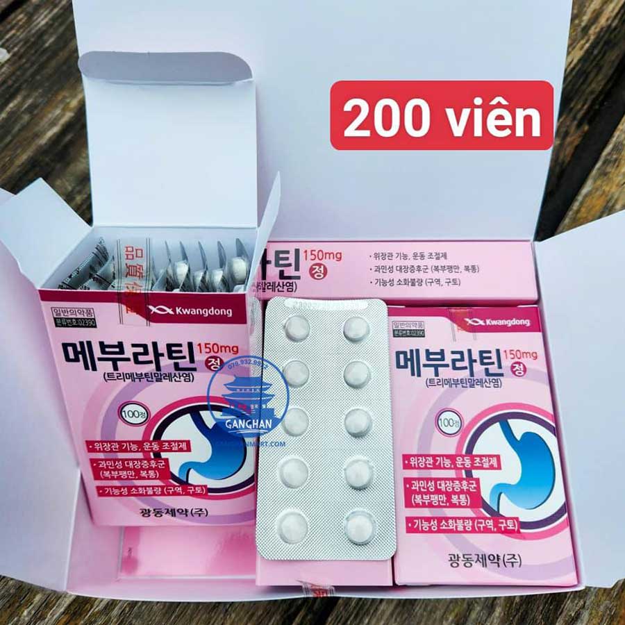 Thuốc Dạ Dày Kwangdong Hàn Quốc Hộp 200 Viên - Ảnh 3
