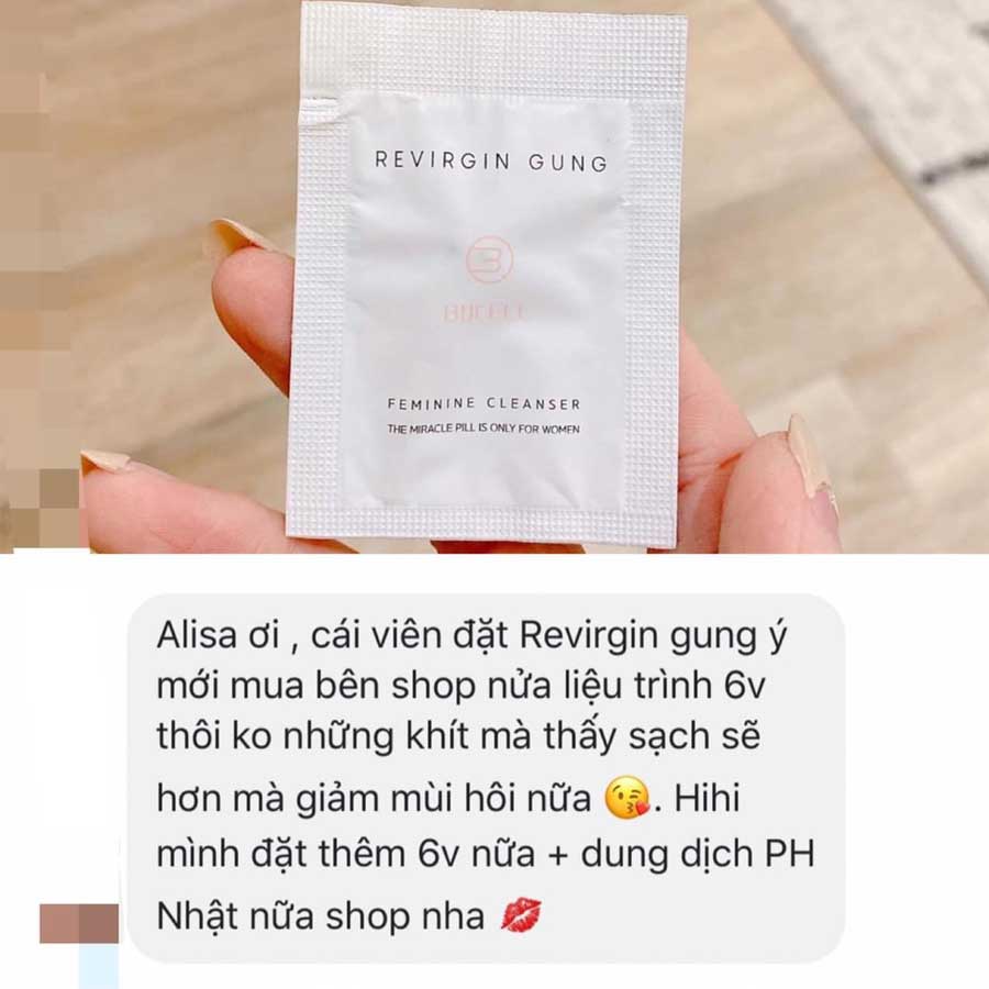 Viên đặt se khít âm đạo Revirgin Gung Hàn Quốc mẫu mới 14 viên - Ảnh 2