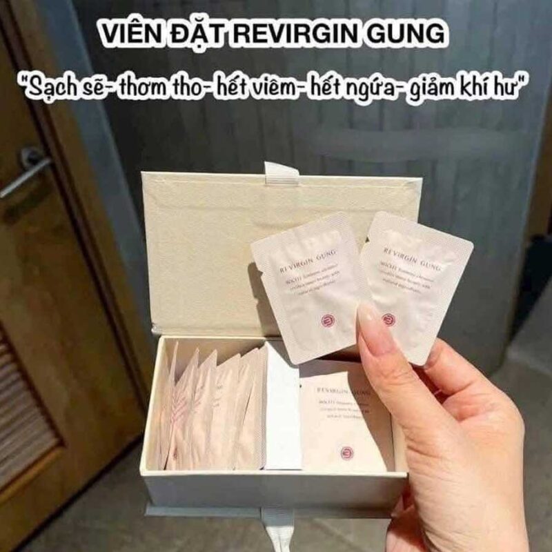 Viên đặt se khít âm đạo Revirgin Gung Hàn Quốc mẫu mới 14 viên
