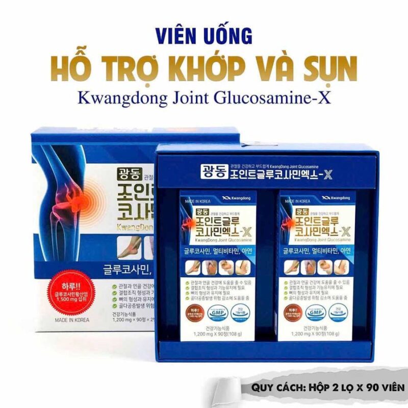 Bổ khớp xanh kwangdong mẫu mới (hộp 180v)