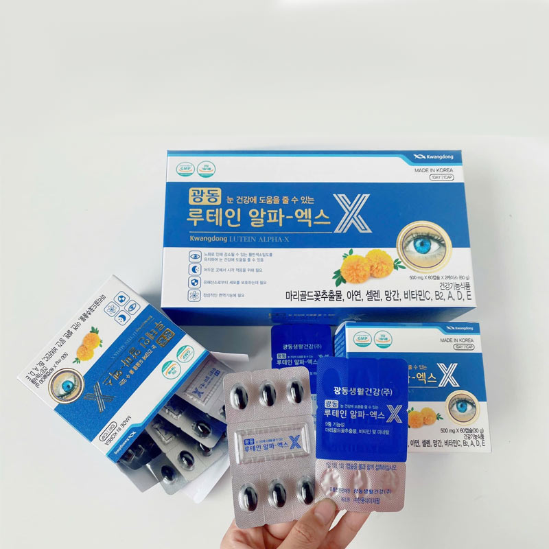 Viên Uống Bổ Mắt Kwangdong Hàn Quốc hộp 120 viên - Ảnh 3