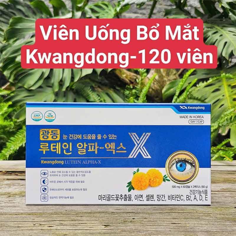 Viên Uống Bổ Mắt Kwangdong Hàn Quốc hộp 120 viên