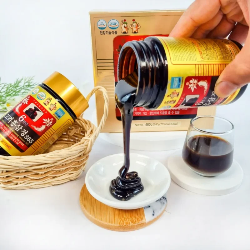 Cao hồng sâm 365 Hàn Quốc dạng cao cô đặc màu cánh gián