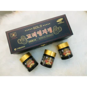 Cao Linh Chi Hộp Gỗ Đen Hàn Quốc Thượng Hạng 3 Lọ