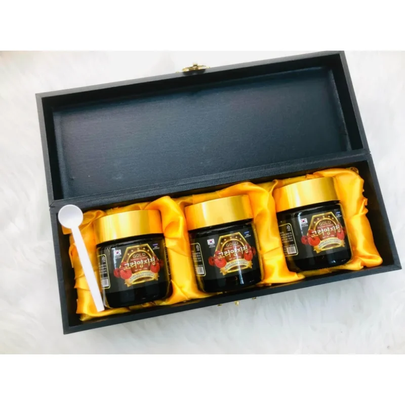 Cao Linh Chi Hộp Gỗ Đen Hàn Quốc thượng hạng 3 lọ tại Mai Korea - ảnh 3