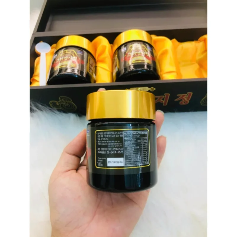 Cao Linh Chi Hộp Gỗ Đen Hàn Quốc thượng hạng 3 lọ tại Mai Korea - ảnh 4