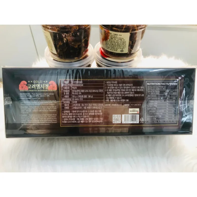 Cao Linh Chi Hộp Gỗ Đen Hàn Quốc thượng hạng 3 lọ tại Mai Korea - ảnh 5