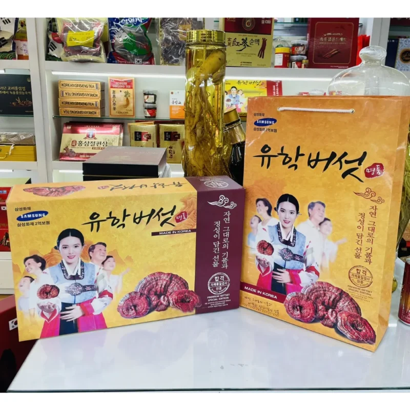 Nấm Linh Chi Cô Gái Hàn Quốc Geumsang hộp 1kg tại Mai Korea - ảnh 3