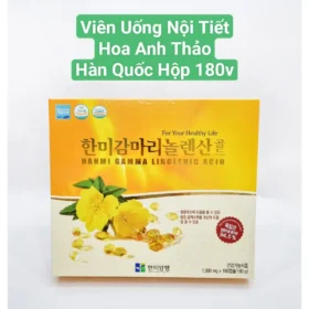 Tinh Dầu Hoa Anh Thảo Hanmi Gamma Linolenic Acid 180 Viên