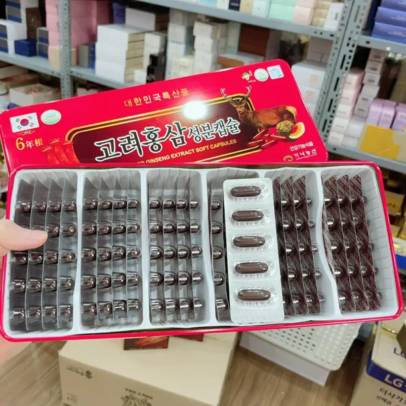Viên đạm sâm nhung hươu tổng hợp Hàn Quốc hộp 120 viên tại Mai Korea - ảnh 2