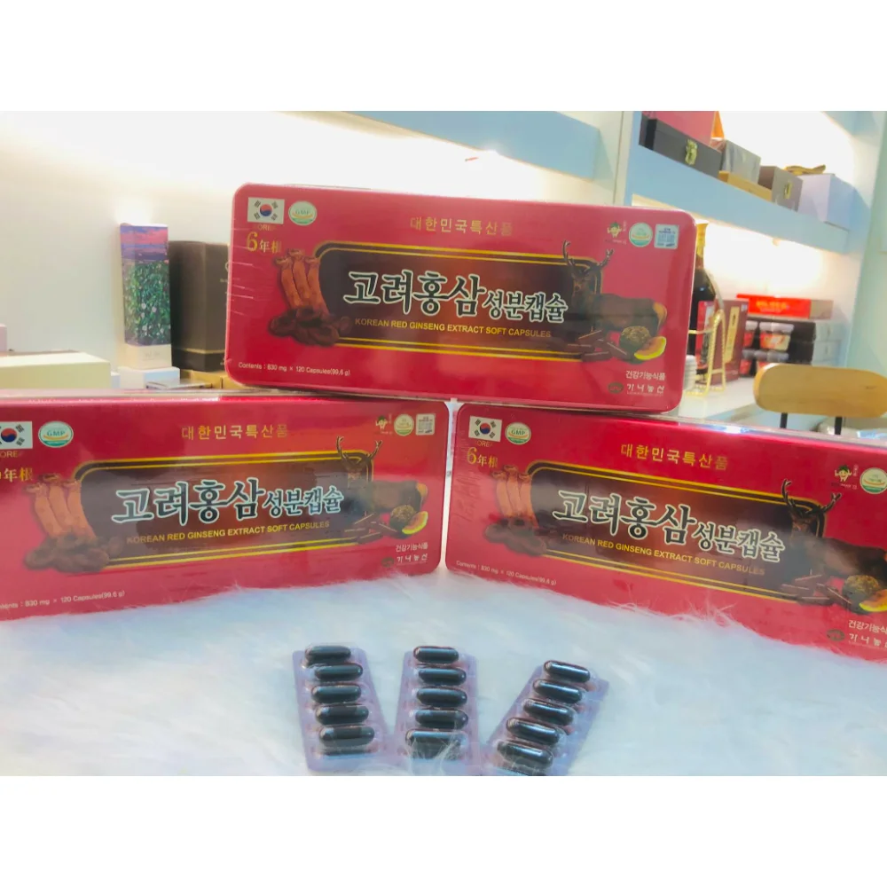 Viên đạm sâm nhung hươu tổng hợp Hàn Quốc hộp 120 viên tại Mai Korea - ảnh 4